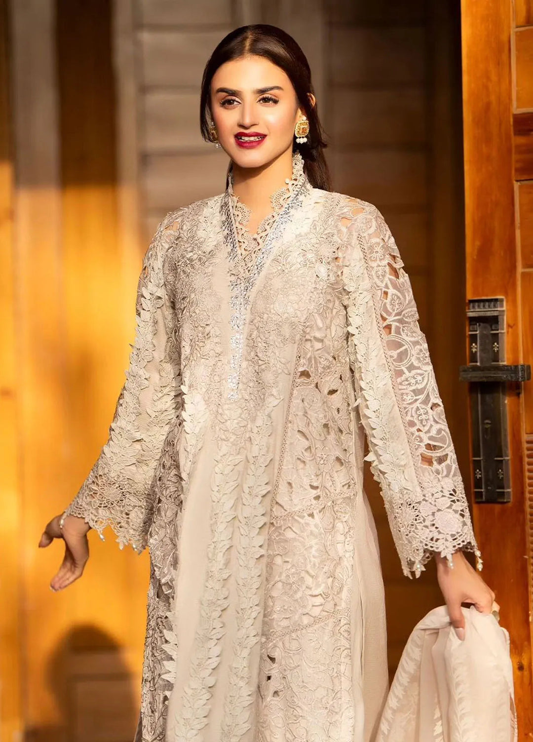 Maria B Embroidered  Suits Unstitched 3 Piece MB24LL 9A - Luxury Lawn Collection