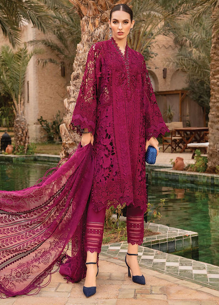 Maria B Embroidered  Suits Unstitched 3 Piece MB24LL 9B - Luxury Lawn Collection