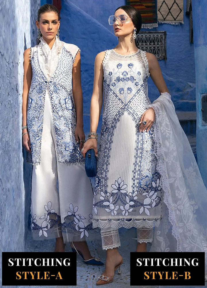 Maria B Embroidered Suits Unstitched 3 Piece MB25VL D-10A - Luxury Collection