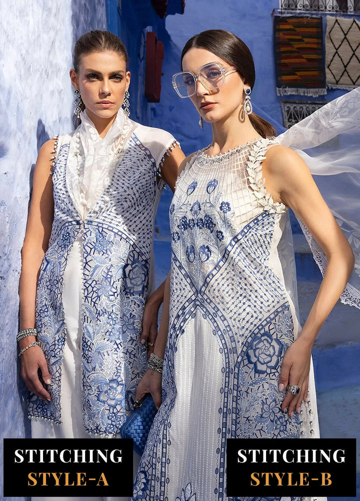 Maria B Embroidered Suits Unstitched 3 Piece MB25VL D-10A - Luxury Collection