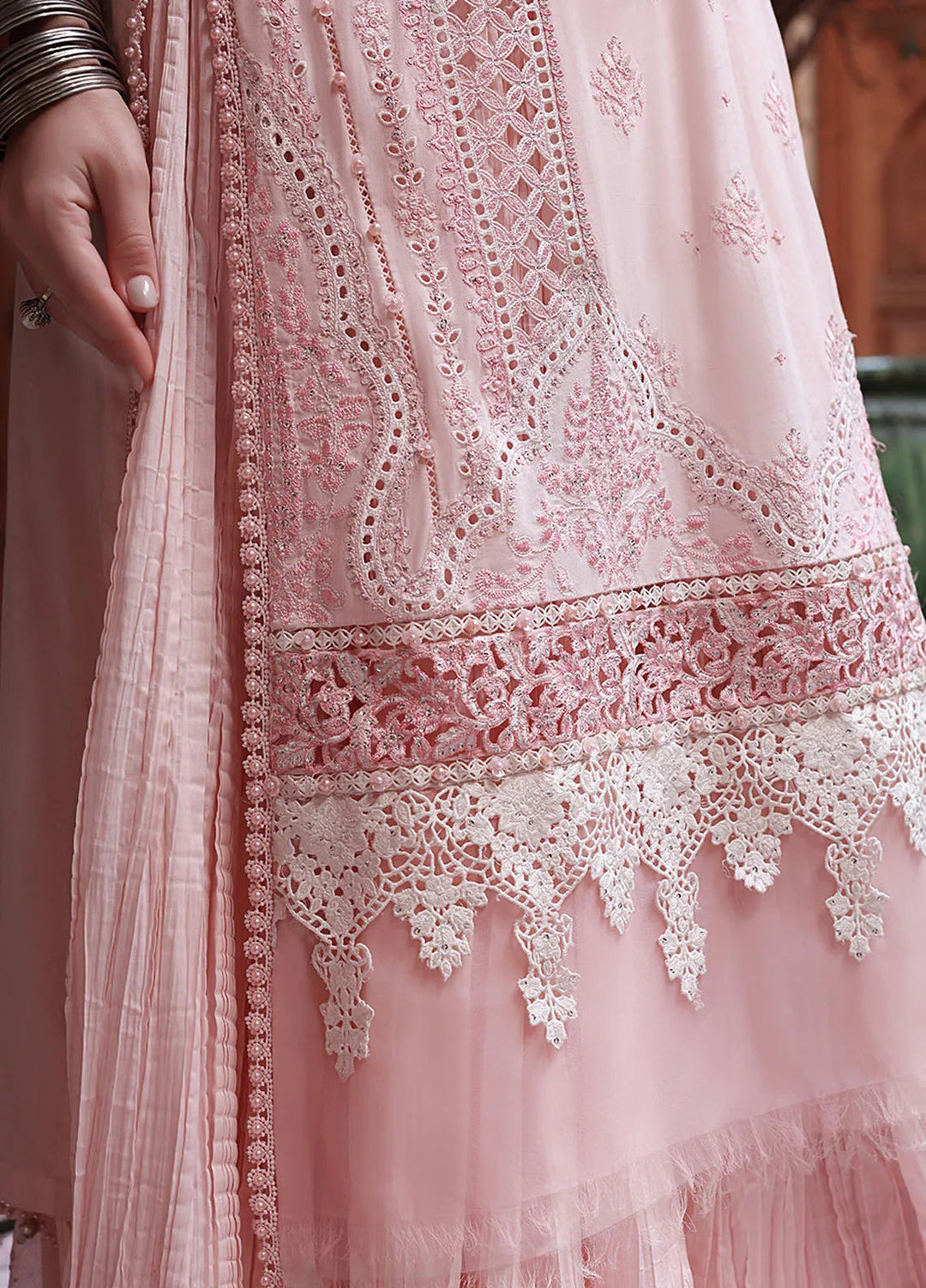 Maria B Embroidered Suits Unstitched 3 Piece MB25VL D-11A - Luxury Collection