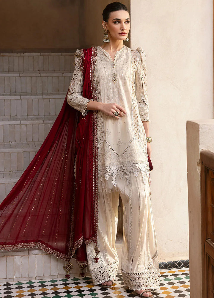 Maria B Embroidered Suits Unstitched 3 Piece MB25VL D-11B - Luxury Collection