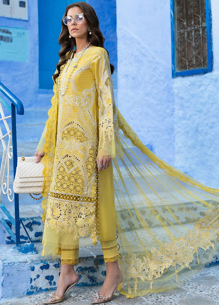 Maria B Embroidered Suits Unstitched 3 Piece MB25VL D-12A - Luxury Collection