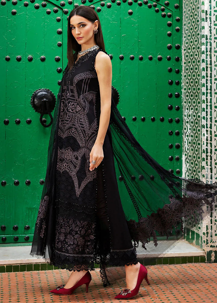 Maria B Embroidered Suits Unstitched 3 Piece MB25VL D-12B - Luxury Collection