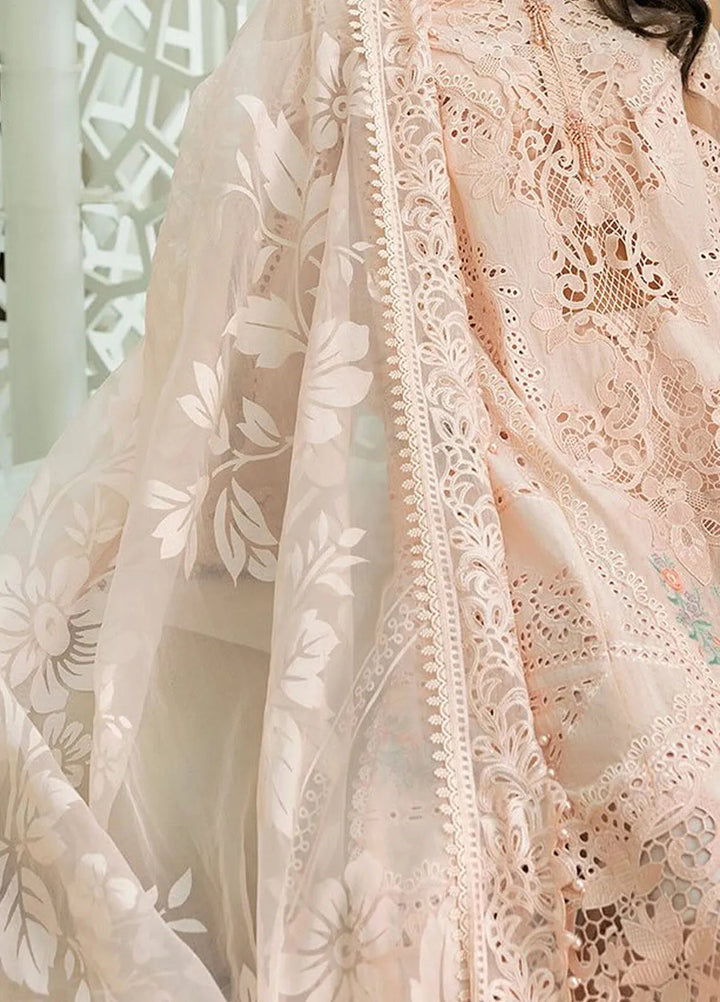 Maria B Embroidered Suits Unstitched 3 Piece MB25VL D-13A - Luxury Collection