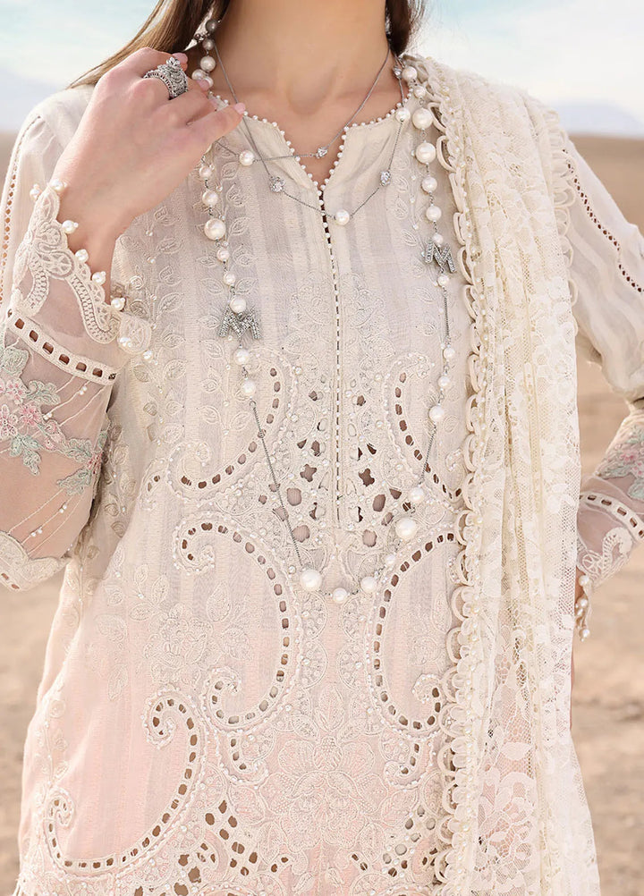 Maria B Embroidered Suits Unstitched 3 Piece MB25VL D-15A - Luxury Collection