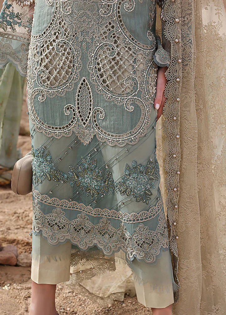 Maria B Embroidered Suits Unstitched 3 Piece MB25VL D-15B - Luxury Collection