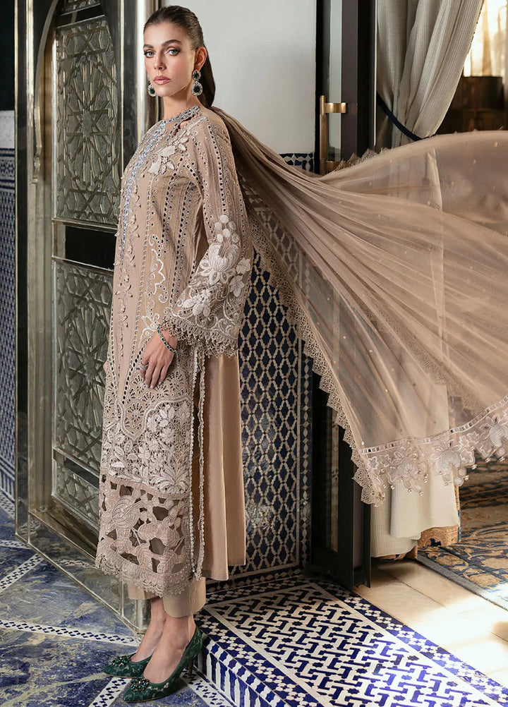 Maria B Embroidered Suits Unstitched 3 Piece MB25VL D-2A - Luxury Collection