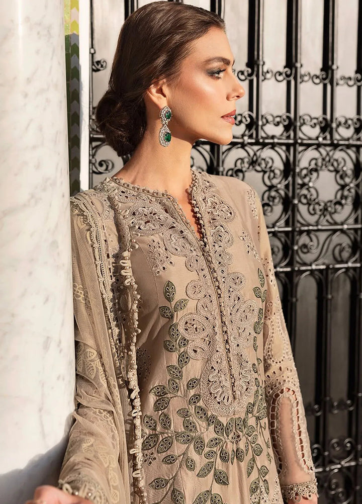 Maria B Embroidered Suits Unstitched 3 Piece MB25VL D-3A - Luxury Collection