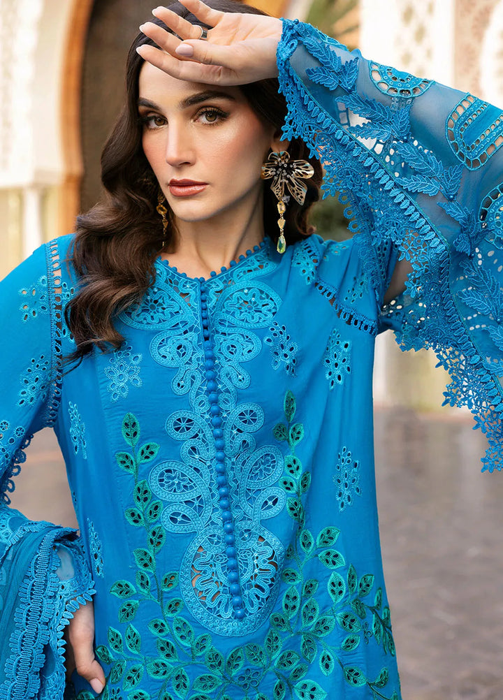 Maria B Embroidered Suits Unstitched 3 Piece MB25VL D-3B - Luxury Collection