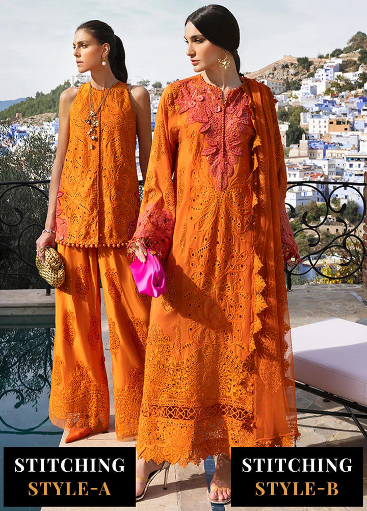 Maria B Embroidered Suits Unstitched 3 Piece MB25VL D-5B - Luxury Collection