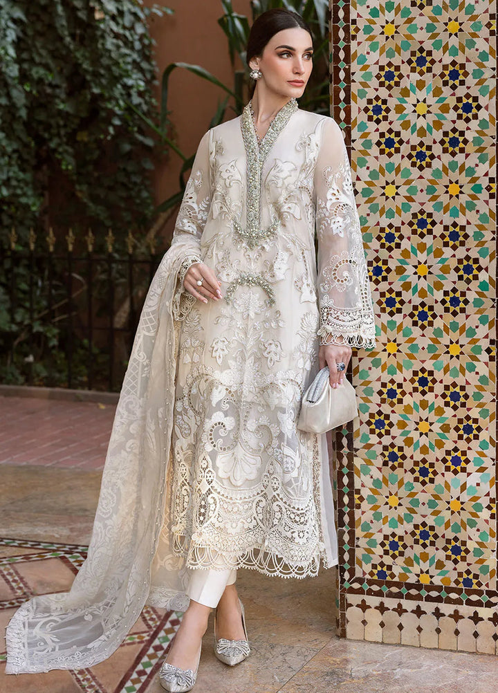 Maria B Embroidered Suits Unstitched 3 Piece MB25VL D-6A - Luxury Collection