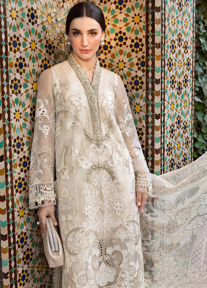 Maria B Embroidered Suits Unstitched 3 Piece MB25VL D-6A - Luxury Collection