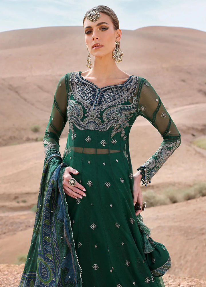 Maria B Embroidered Suits Unstitched 3 Piece MB25VL D-7A - Luxury Collection