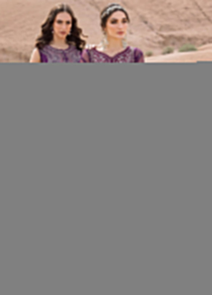 Maria B Embroidered Suits Unstitched 3 Piece MB25VL D-7B - Luxury Collection