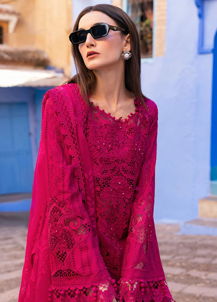 Maria B Embroidered Suits Unstitched 3 Piece MB25VL D-8A - Luxury Collection