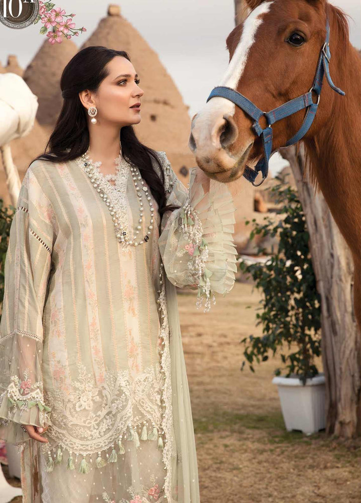 Maria B Embroidered Woven Yarn Suits Unstitched 3 Piece MB21L 10-A - Summer Collection