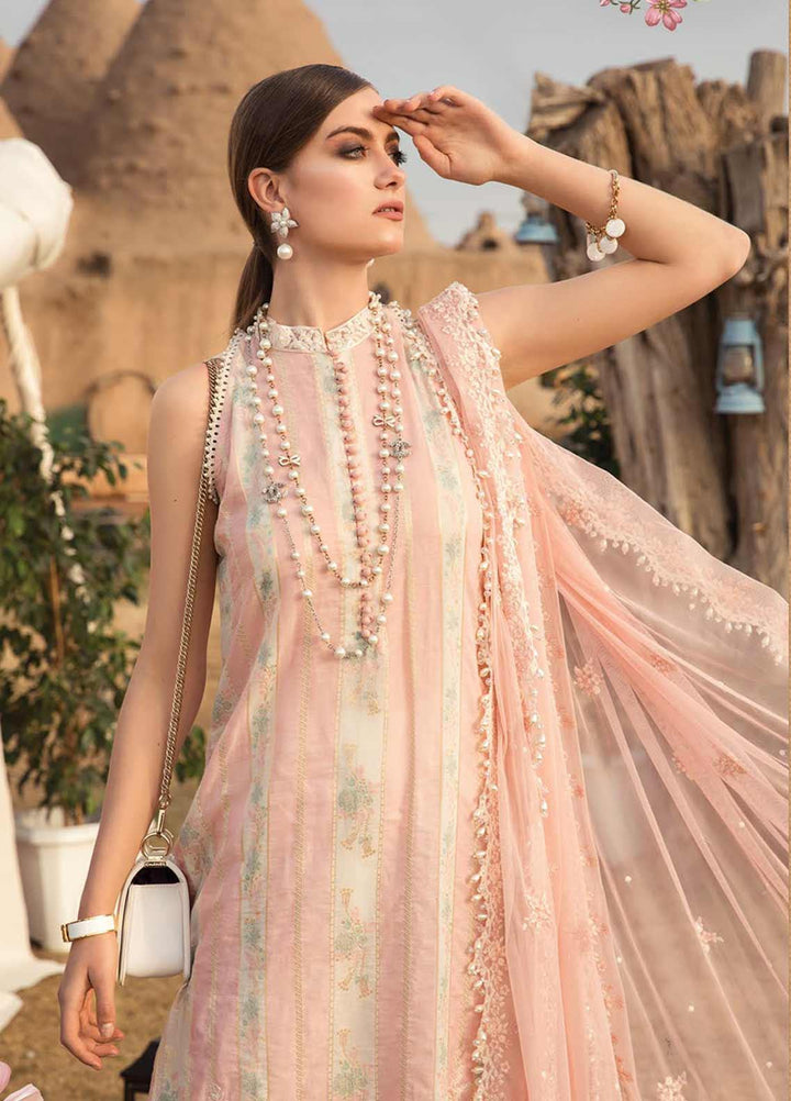 Maria B Embroidered Woven Yarn Suits Unstitched 3 Piece MB21L 10-B - Summer Collection