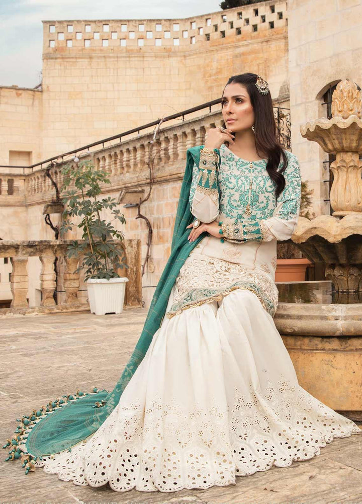Maria B Embroidered Jacquard Suits Unstitched 3 Piece MB21L 3-A - Summer Collection