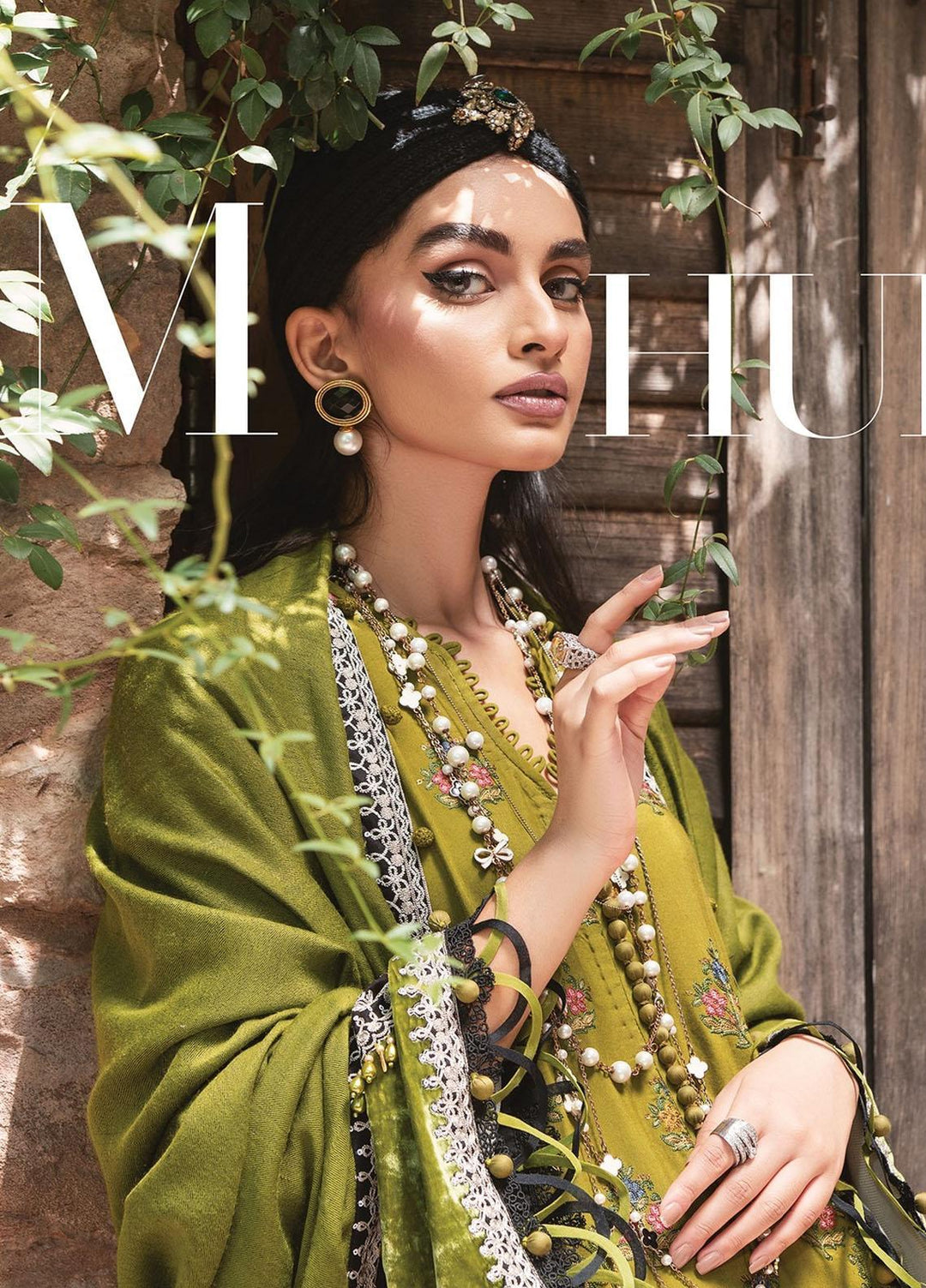 Maria B Embroidered Linen Suits Unstitched 3 Piece MB22LN D11 - Winter Collection