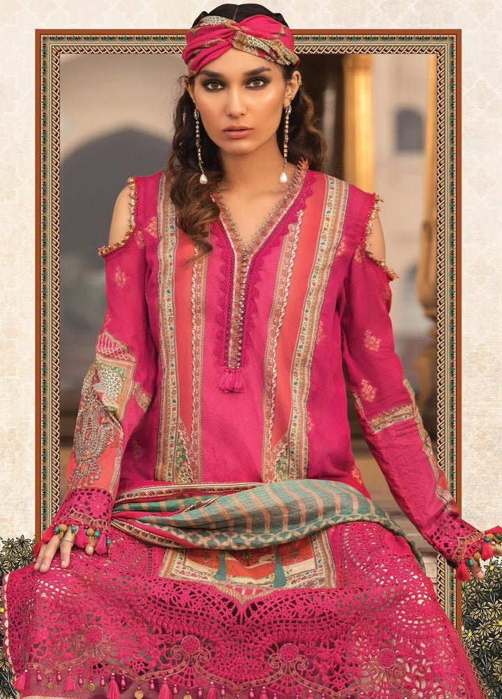 Mein Teri Aan By Maria B Embroidered Lawn Suits Unstitched 3 Piece MB22MT 13B - Summer Collection