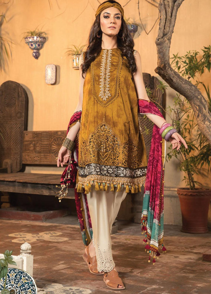 Mein Teri Aan By Maria B Embroidered Lawn Suits Unstitched 3 Piece MB22MT 14A - Summer Collection