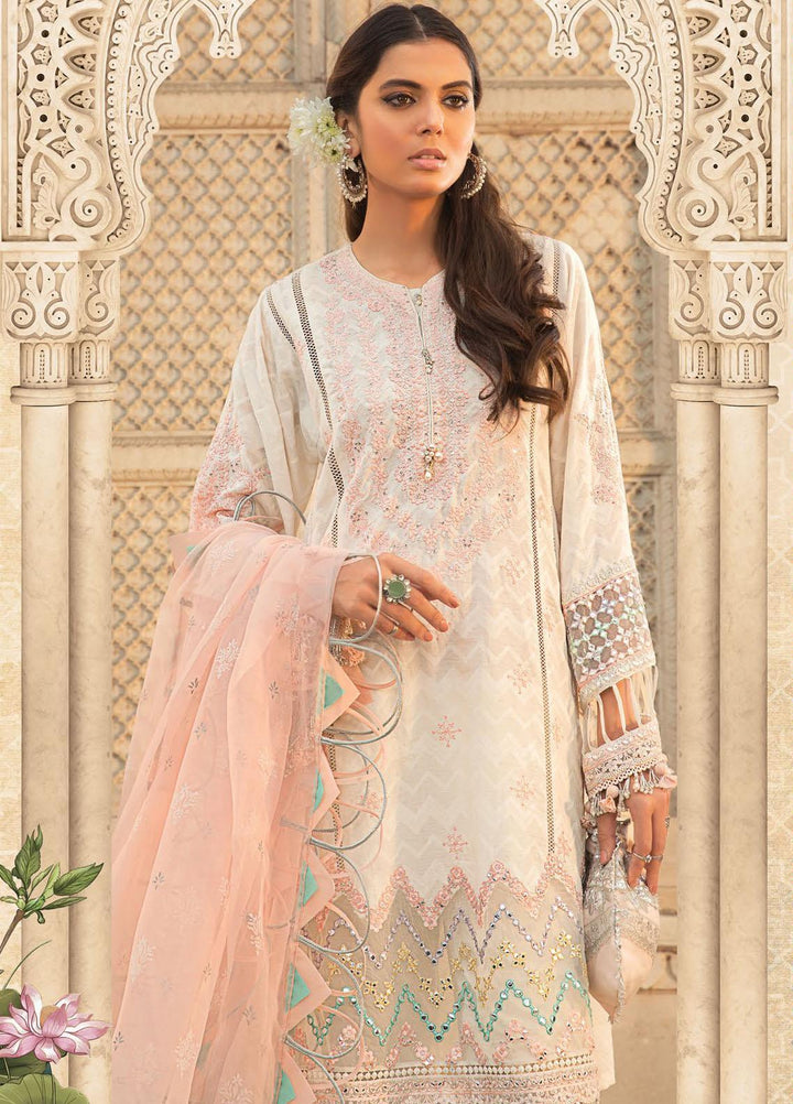 Mein Teri Aan By Maria B Embroidered Jacquard Suits Unstitched 3 Piece MB22MT 15A - Summer Collection