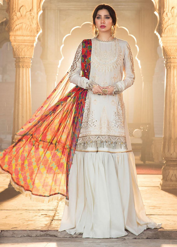 Mein Teri Aan By Maria B Embroidered Jacquard Suits Unstitched 3 Piece MB22MT 1A - Summer Collection