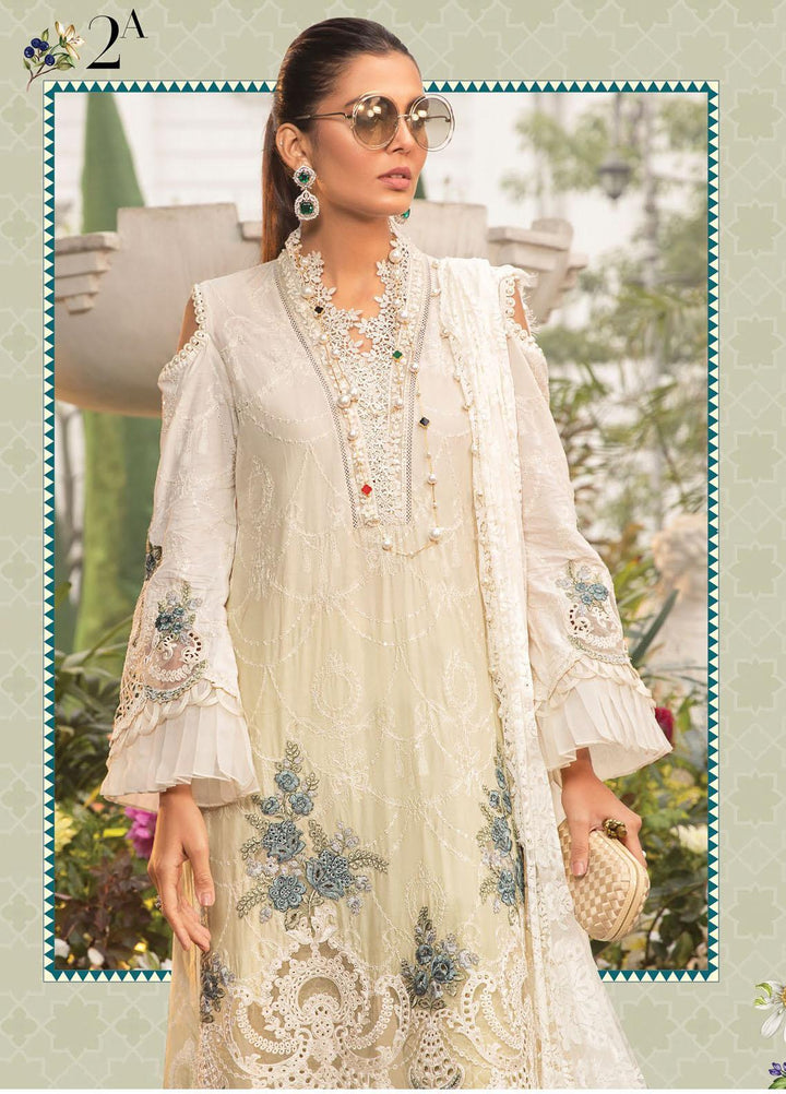 Mein Teri Aan By Maria B Embroidered Lawn Suits Unstitched 3 Piece MB22MT 2A - Summer Collection
