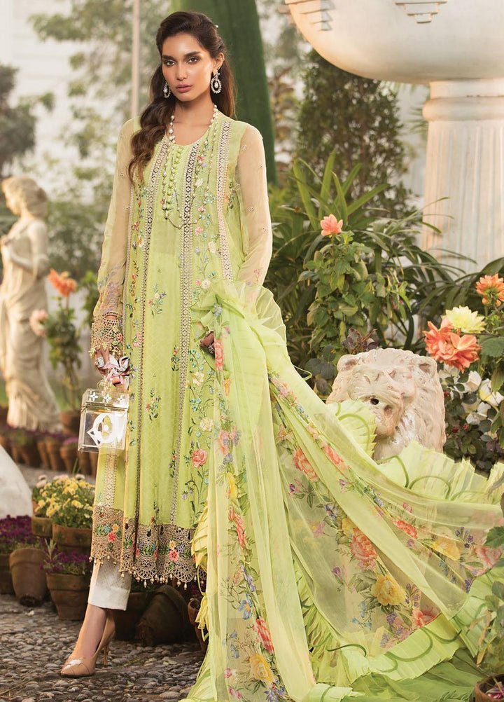 Mein Teri Aan By Maria B Embroidered Lawn Suits Unstitched 3 Piece MB22MT 3B - Summer Collection
