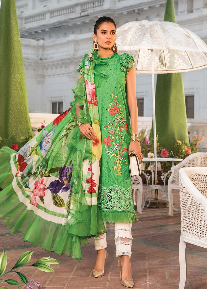 Mein Teri Aan By Maria B Embroidered Lawn Suits Unstitched 3 Piece MB22MT 7B - Summer Collection