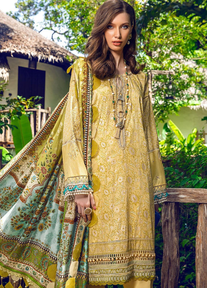 Mprints By Maria B Embroidered Lawn Suits Unstitched 3 Piece MB22MP MPT-1401-A - Eid Collection