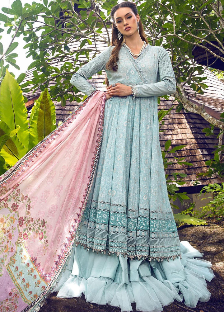 Mprints By Maria B Embroidered Lawn Suits Unstitched 3 Piece MB22MP MPT-1401-B - Eid Collection