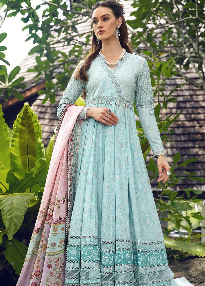 Mprints By Maria B Embroidered Lawn Suits Unstitched 3 Piece MB22MP MPT-1401-B - Eid Collection