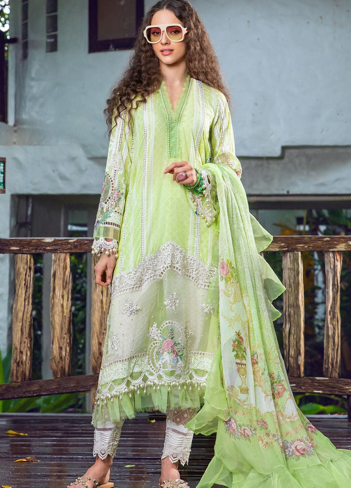 Mprints By Maria B Embroidered Lawn Suits Unstitched 3 Piece MB22MP MPT-1403-B - Eid Collection