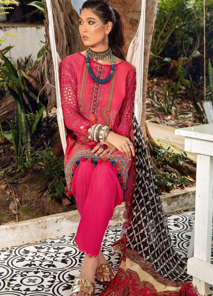 Mprints By Maria B Embroidered Lawn Suits Unstitched 3 Piece MB22MP MPT-1404-A - Eid Collection