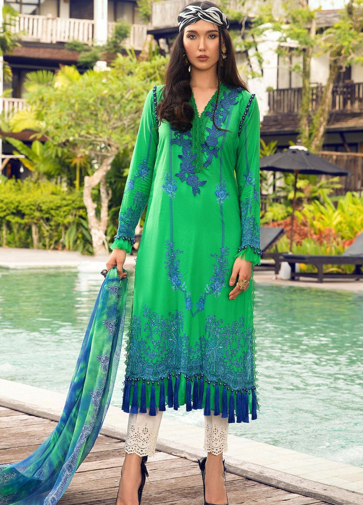 Mprints By Maria B Embroidered Lawn Suits Unstitched 3 Piece MB22MP MPT-1405-A - Eid Collection