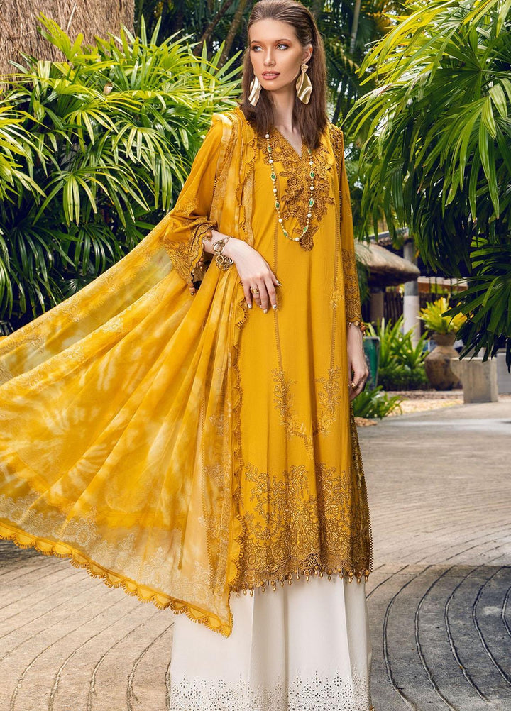 Mprints By Maria B Embroidered Lawn Suits Unstitched 3 Piece MB22MP MPT-1405-B - Eid Collection