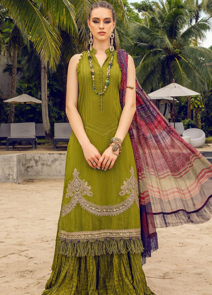 Mprints By Maria B Embroidered Lawn Suits Unstitched 3 Piece MB22MP MPT-1406-A - Eid Collection