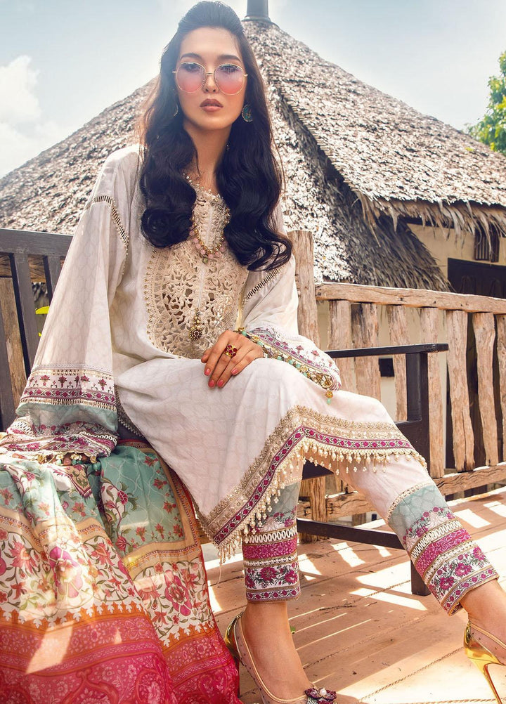 Mprints By Maria B Embroidered Lawn Suits Unstitched 3 Piece MB22MP MPT-1408-A - Eid Collection