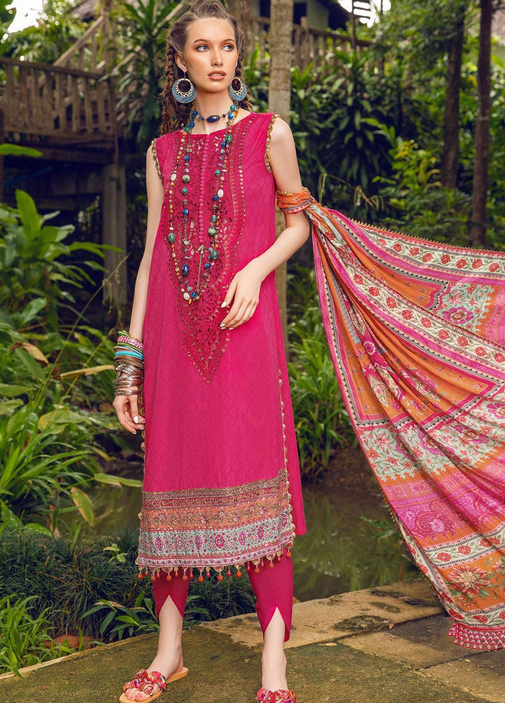 Mprints By Maria B Embroidered Lawn Suits Unstitched 3 Piece MB22MP MPT-1408-B - Eid Collection