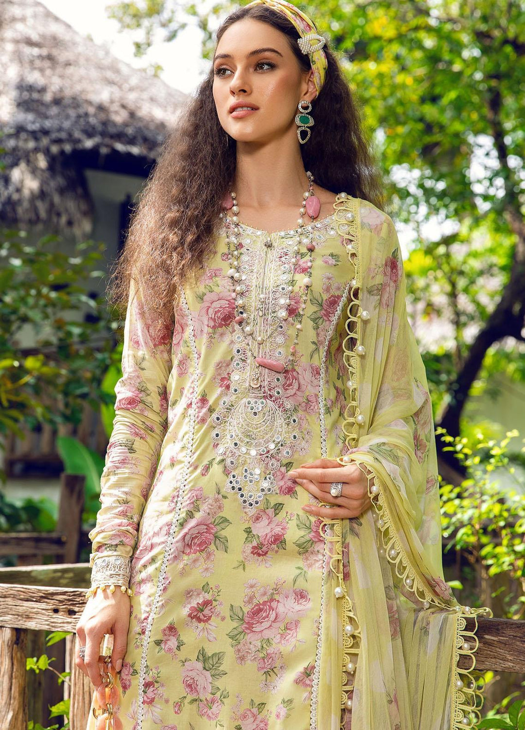 Mprints By Maria B Embroidered Lawn Suits Unstitched 3 Piece MB22MP MPT-1409-A - Eid Collection