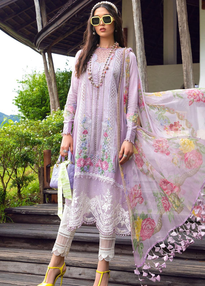 Mprints By Maria B Embroidered Lawn Suits Unstitched 3 Piece MB22MP MPT-1410-B - Eid Collection