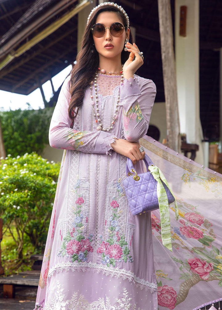 Mprints By Maria B Embroidered Lawn Suits Unstitched 3 Piece MB22MP MPT-1410-B - Eid Collection