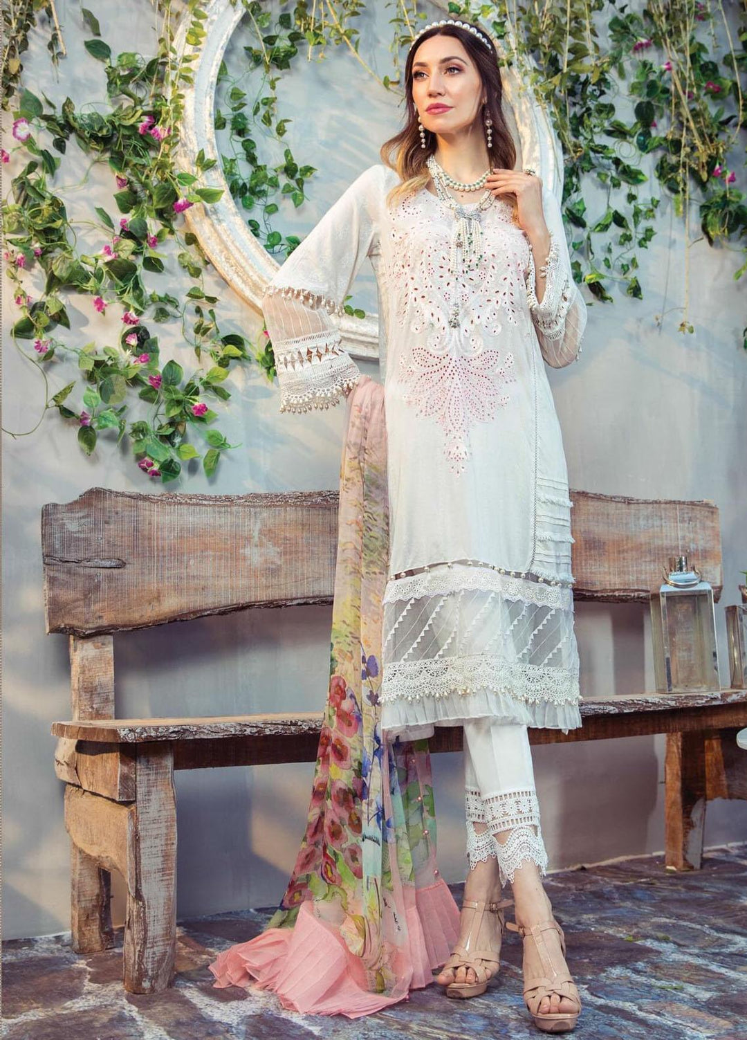 Mprints by Maria B Printed Lawn Suits Unstitched 3 Piece MB21MP 11A - Summer Collection