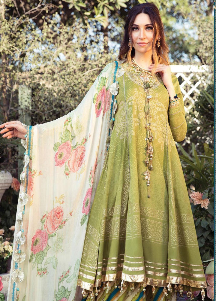 Mprints by Maria B Printed Lawn Suits Unstitched 3 Piece MB21MP 4B - Summer Collection