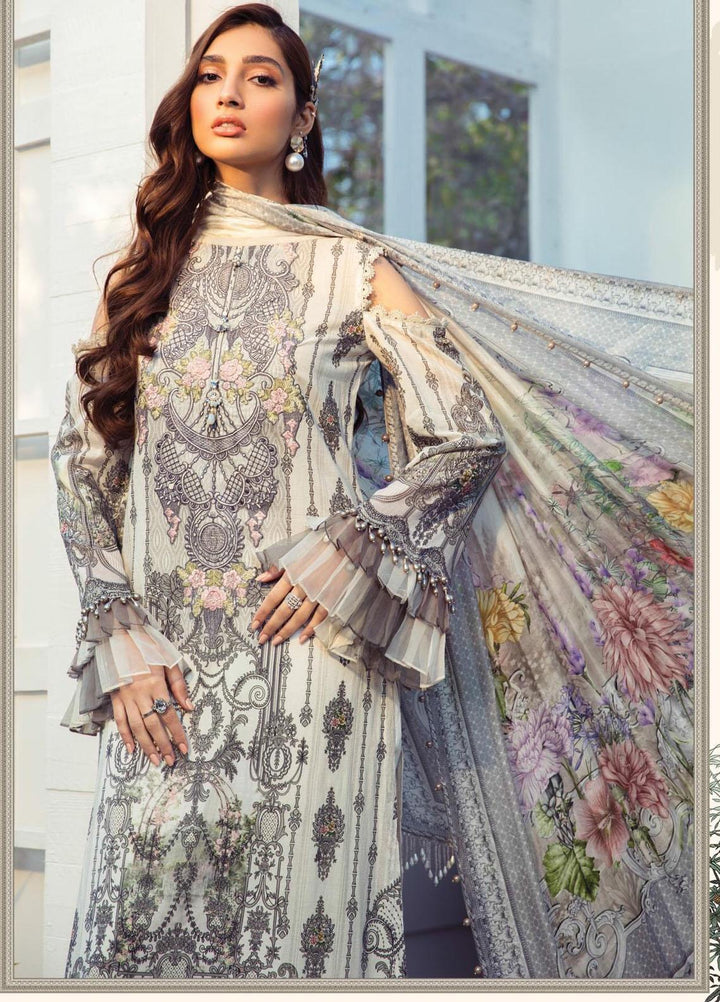 Mprints by Maria B Printed Lawn Suits Unstitched 3 Piece MB21MP 5B - Summer Collection