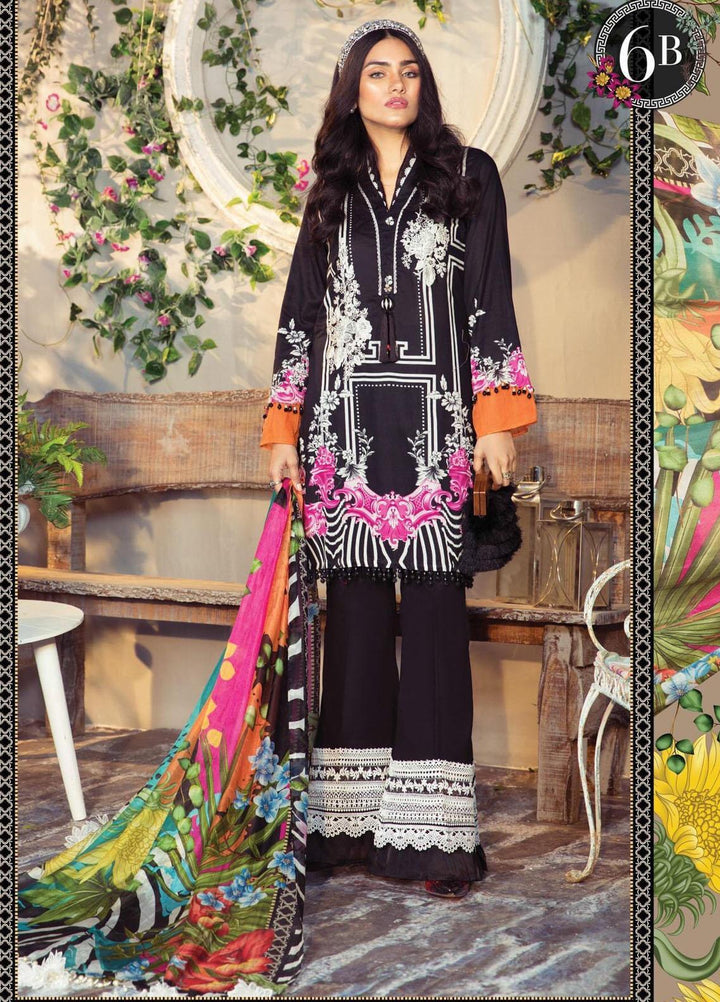 Mprints by Maria B Printed Lawn Suits Unstitched 3 Piece MB21MP 6B - Summer Collection