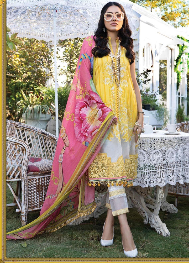 Mprints by Maria B Printed Lawn Suits Unstitched 3 Piece MB21MP 9A - Summer Collection