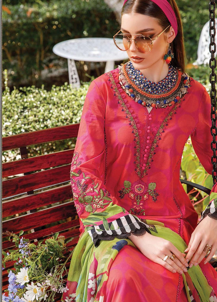 Mprints By Maria B Printed Lawn Suits Unstitched 3 Piece MB23MP 11A - Summer Collection